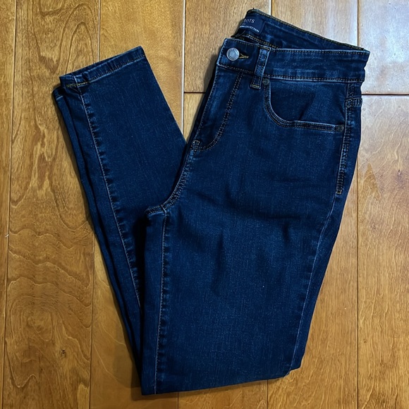 Talbots Simply Flattering Collection Blue Skinny Jeans Size 6 Classic Casual - Picture 10 of 12